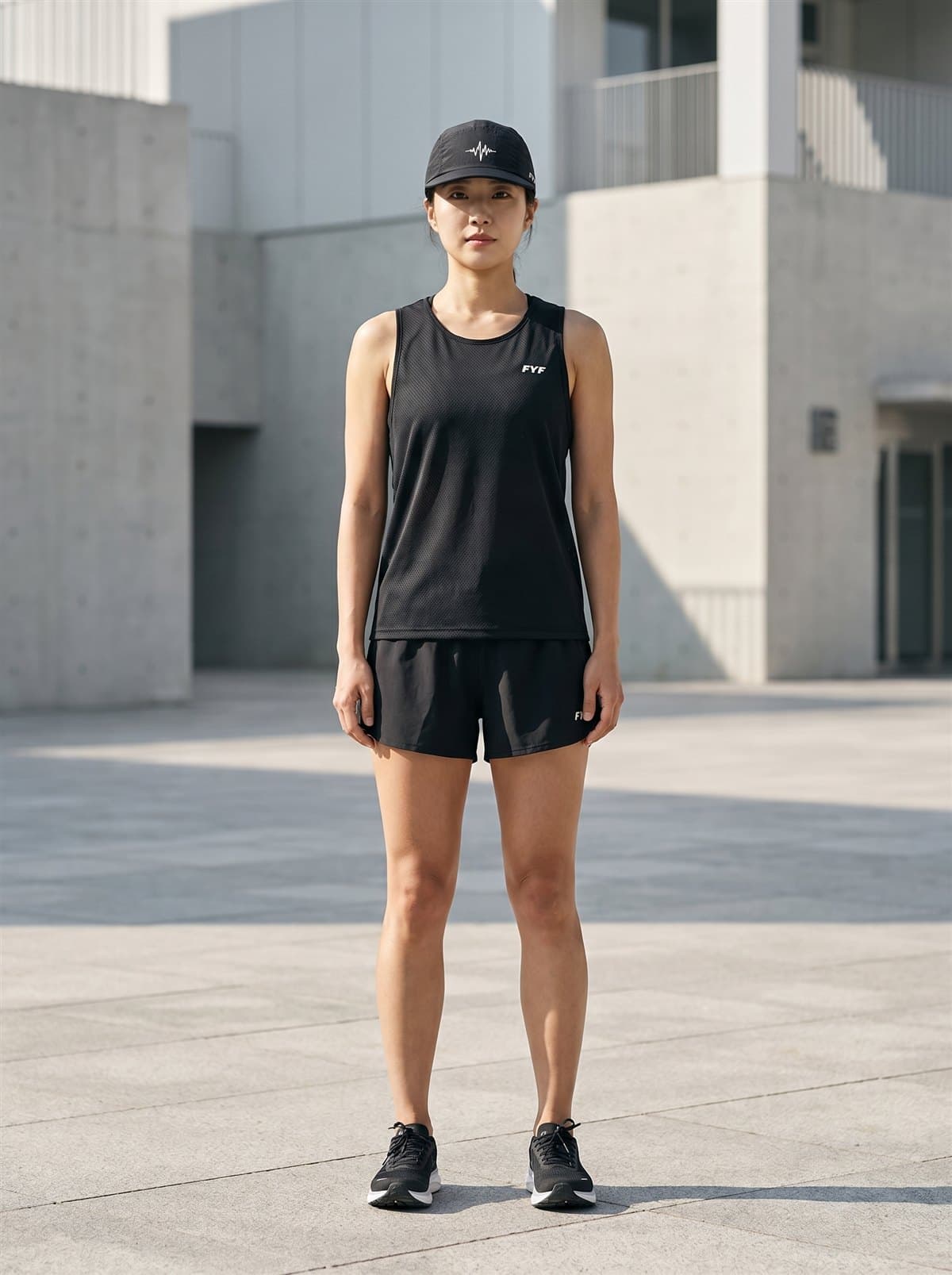Flow Singlet WOMAN FITTING front