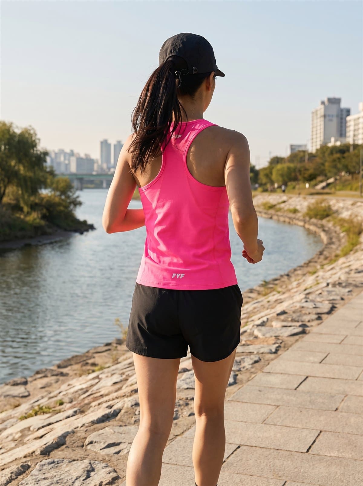 FYF Race Singlet WOMAN FITTING back