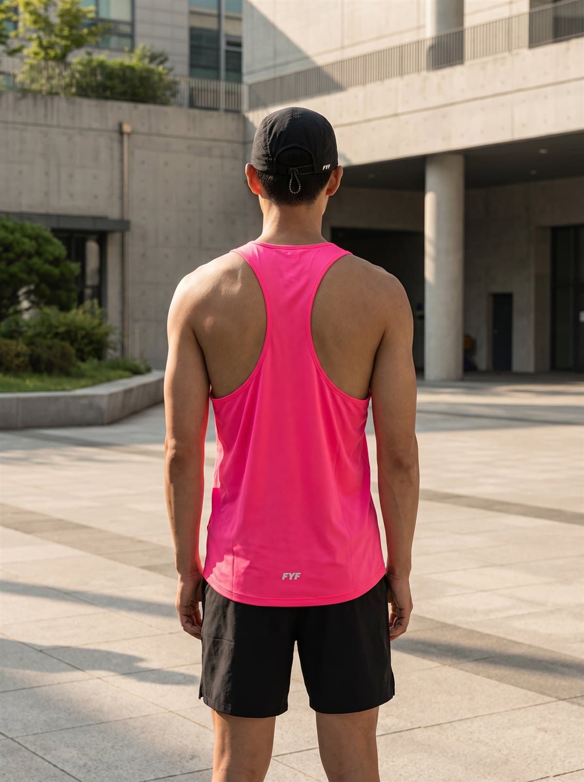 FYF Race Singlet MAN FITTING back