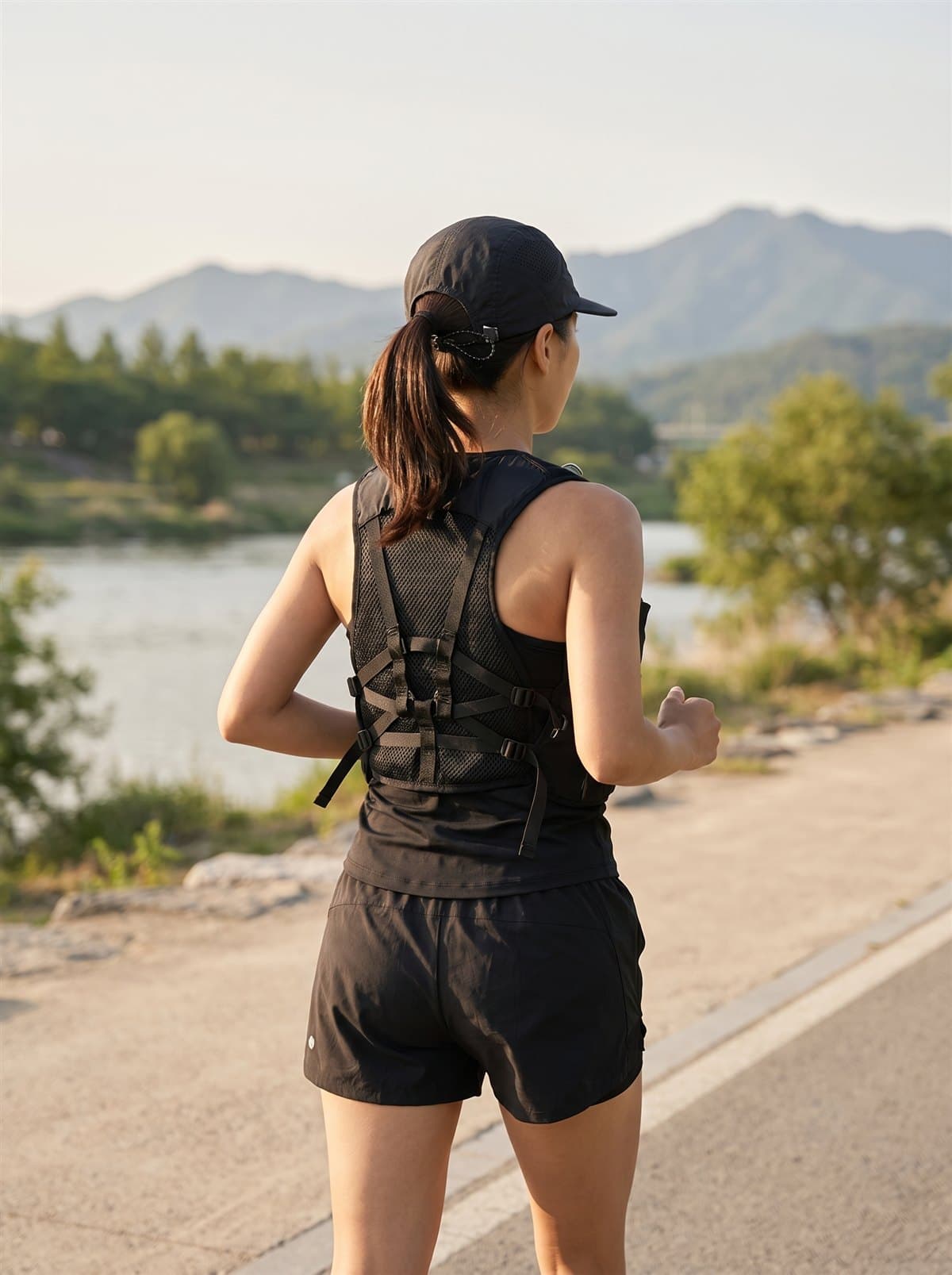 FYF Race Vest WOMAN FITTING back
