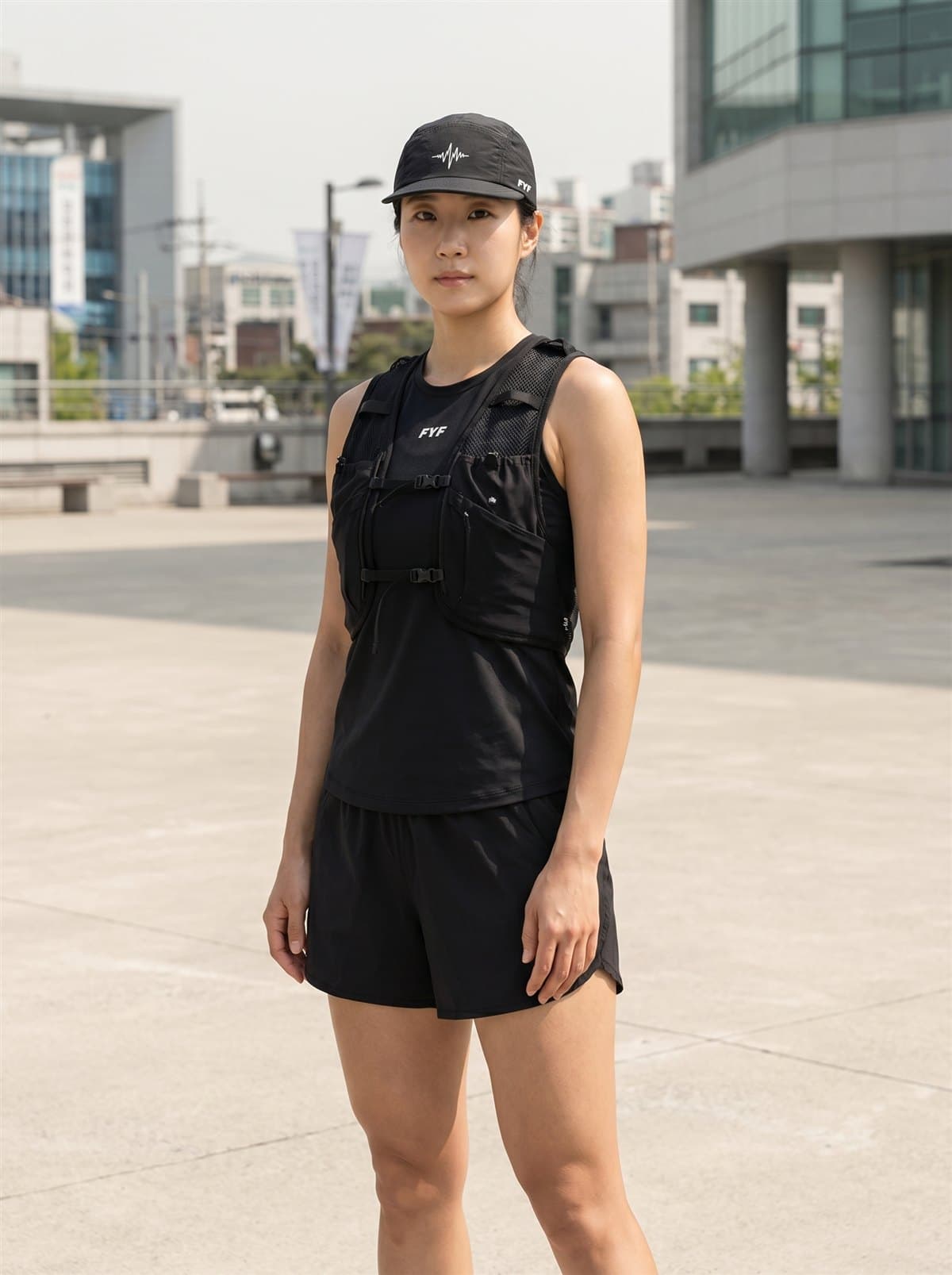 FYF Race Vest WOMAN FITTING front