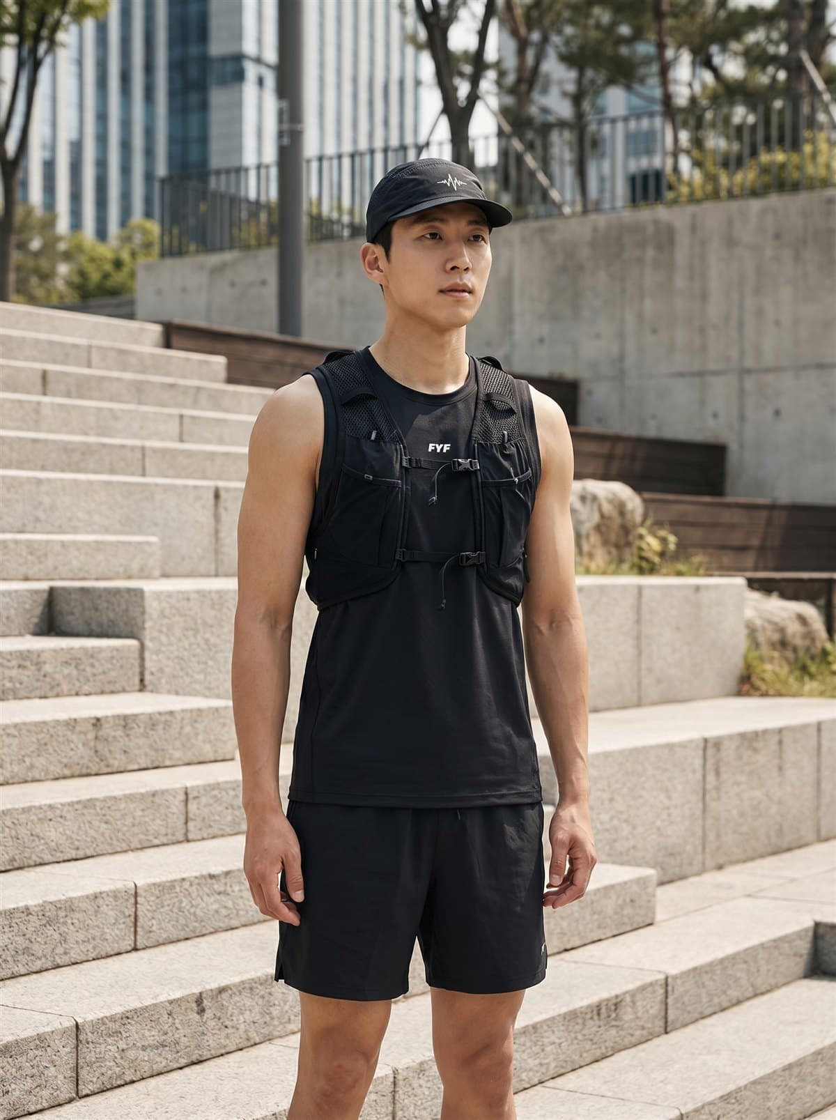FYF Race Vest MAN FITTING front