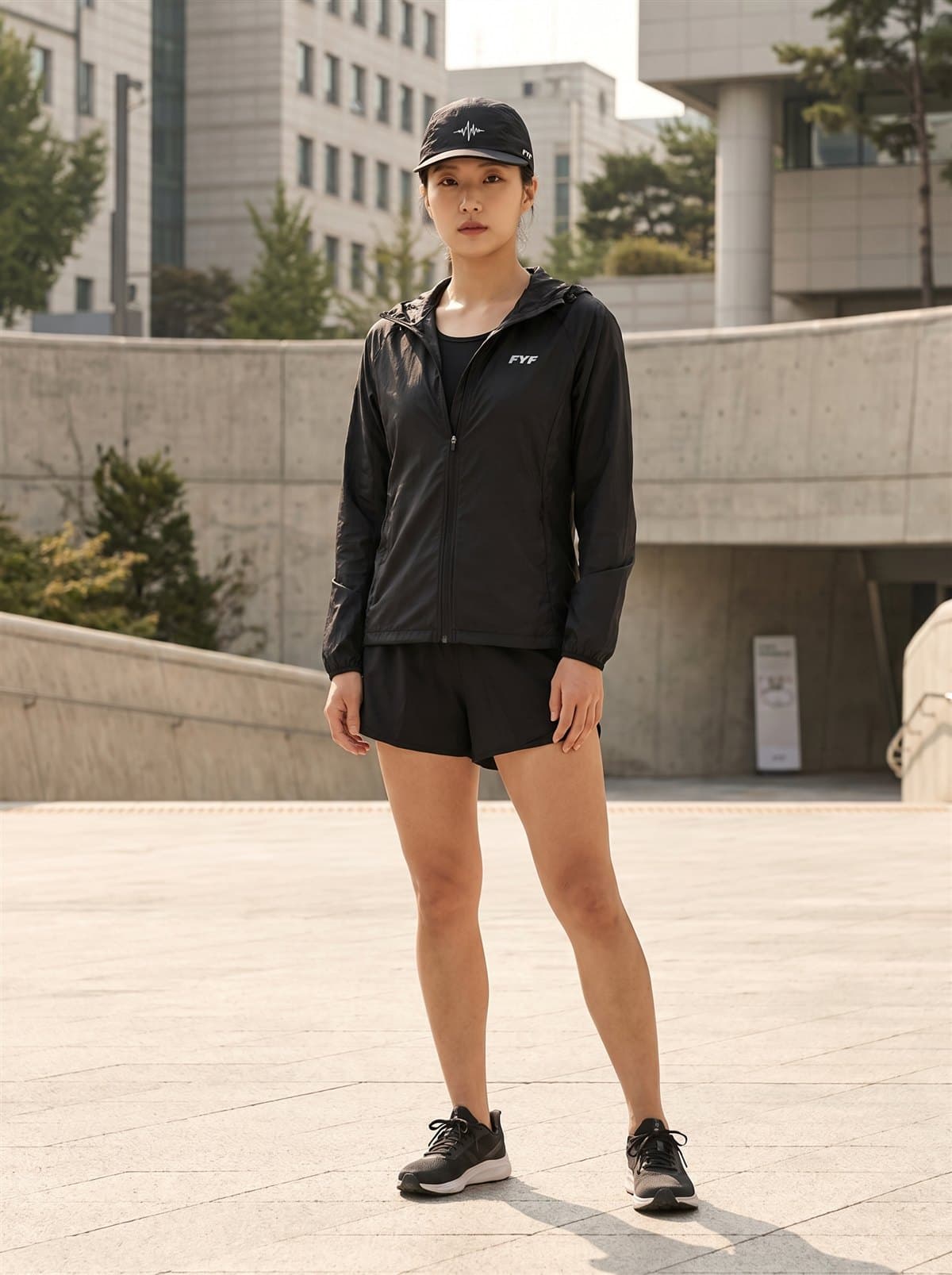 Noise Spark Windbreaker WOMAN FITTING front